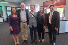 Con Mark Beliles, Irene y Germán Chica