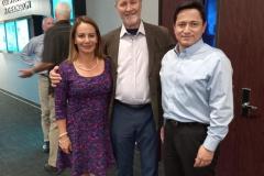 Con Dennis Peacocke y Germán Chica