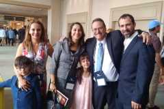 Con el Dr. Mario Brammick presidente de la Coalición Latina por Israel.
